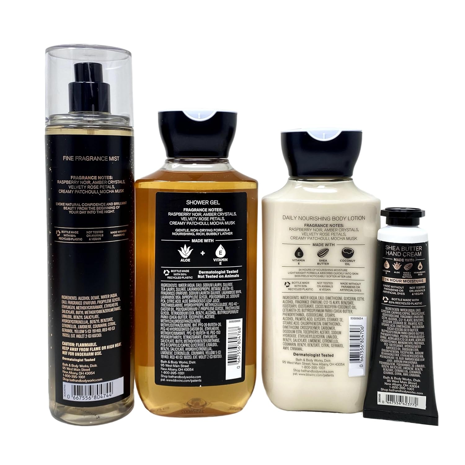 Bath & Body Works Into The Night Deluxe Gift Bag Set - Fragrance Mist - Shower Gel - Body Lotion and Hand Cream - with a Charcoal Scrub Bar Soap - Full Size - Image 3