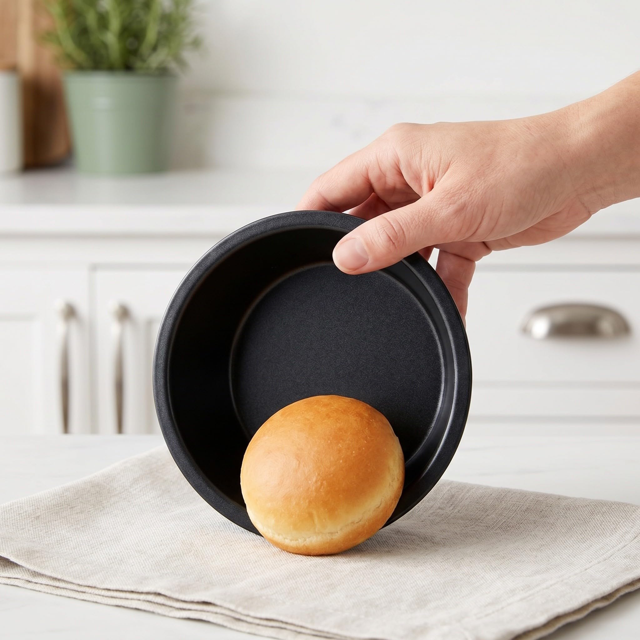 Operitacx 12 moldes pequeños para tartas: moldes redondos de acero al carbono de 5 pulgadas para tartas, ideales para hornear pasteles, postres y otras recetas.