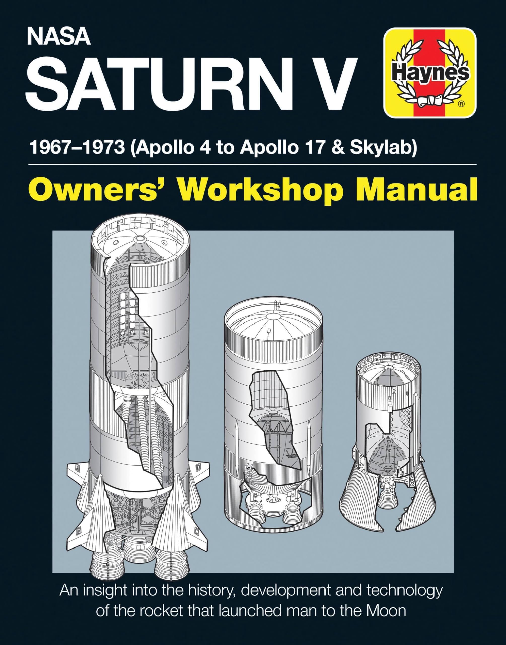 NASA Saturn V Manual 2016 (Haynes Manuals): 1967โ1973 (Apollo 4 to Apollo 17 & Skylab)