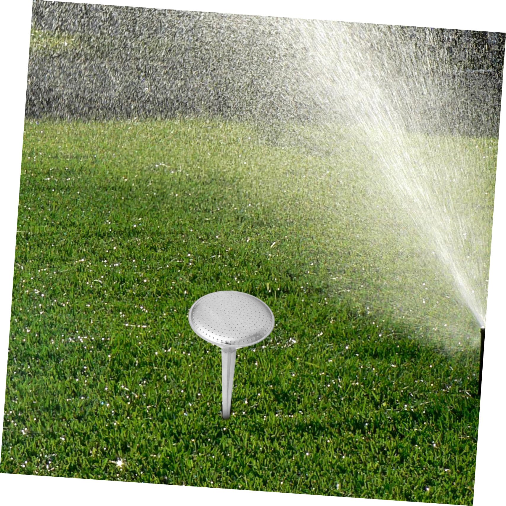 Ugello per Irrigazione da Giardino in Acciaio Inox Argento | Distribuzione Uniforme Dell'acqua, Struttura Rinforzata, per Aiuole e Piante in Esterno o Casa