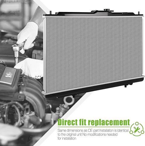 Miniatura 3 de SCITOO Radiador 2147 compatible con Acura 1999-2001 para TL 1998-2002 para Honda y Accord