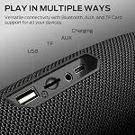 Monster S380 Haut-parleur Bluetooth, haut-parleurs portable avec 40W Son stéréo, Bluetooth 6.0, 20H L'heure du jeu, IPX6 Imperméable, TWS Accompagnement, soutien AUX/TF Carte, Haut-parleur sans fil pour l'extérieur, Voyage, Fête