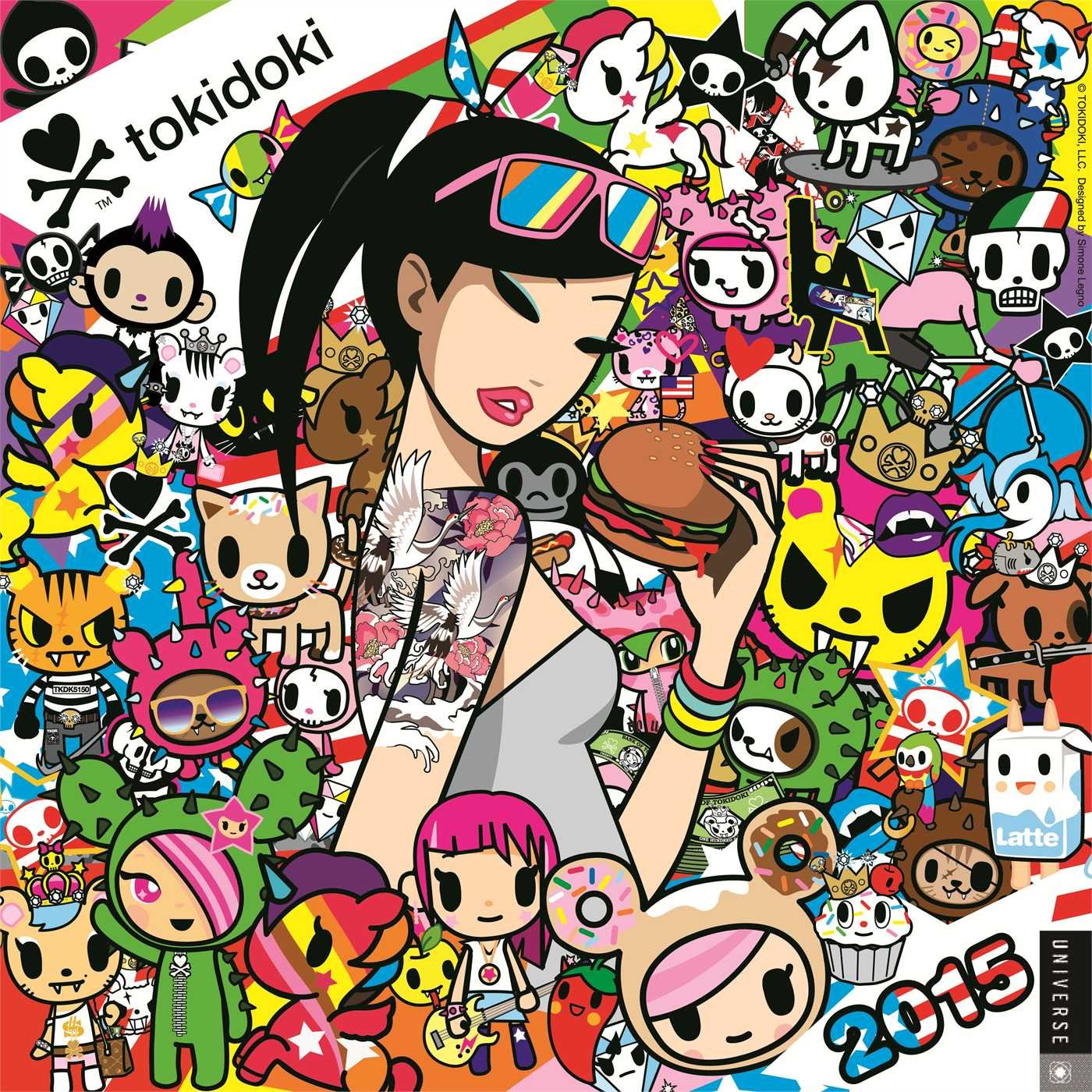 tokidoki 2015 Wall Calendar Calendar – Wall Calendar, July 15, 2014