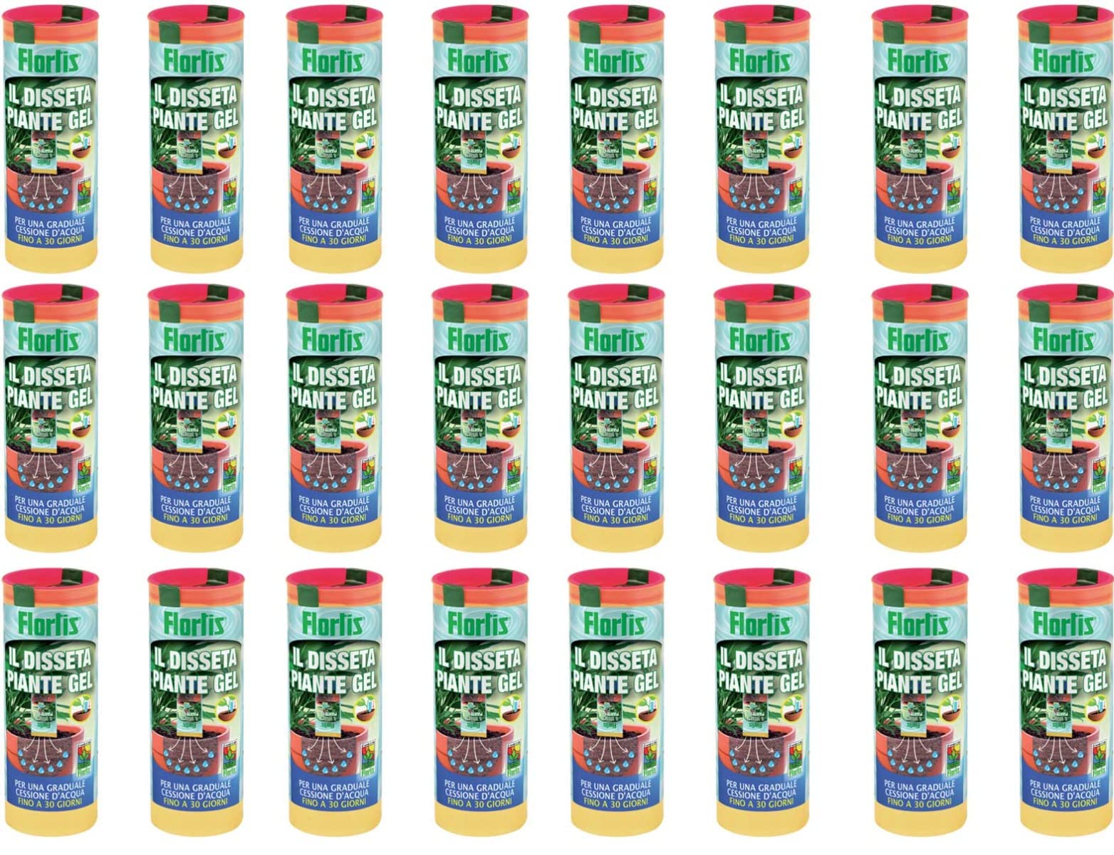 FLORTIS Offerta 24 DISSETA Piante Gel IRRIGAZIONE 20 30 Giorni Fiori Vacanze
