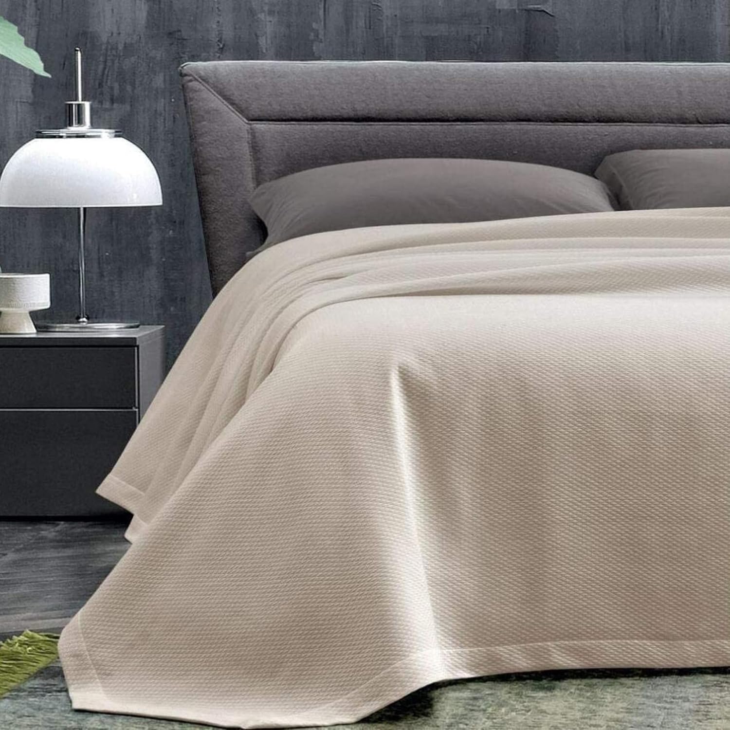 Copriletto Trapuntato Matrimoniale 3 Pezzi - Cotone 250x270cm Stile Boho - Foto 11