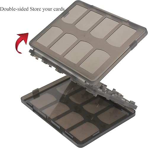 Miniatura 3 de OSTENT 18 en 1 juego tarjeta de memoria titular caja de almacenamiento para Sony PS Vita PSV Color Negro