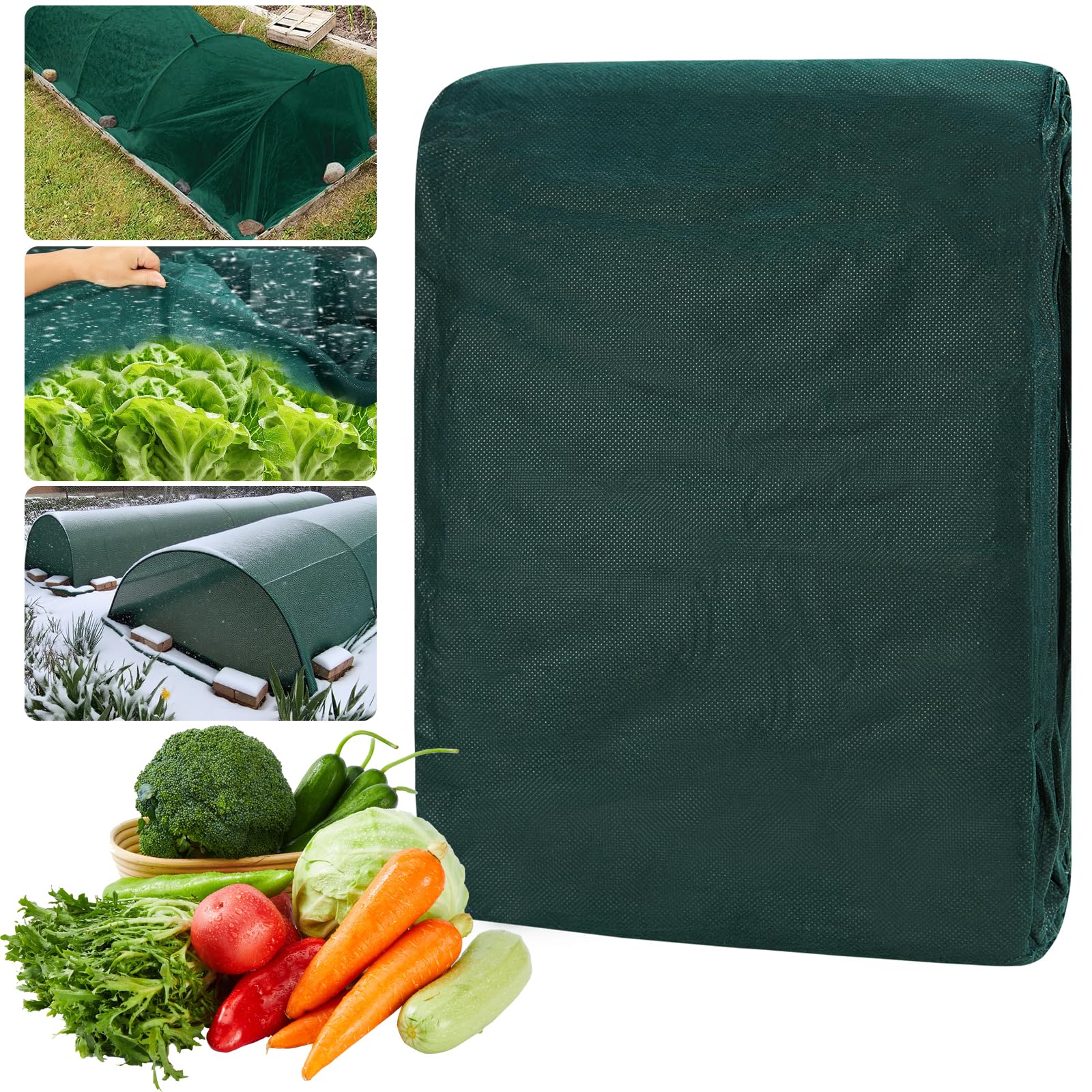 Green Plant Covers Freeze Protection 6.5 x 33 FT
