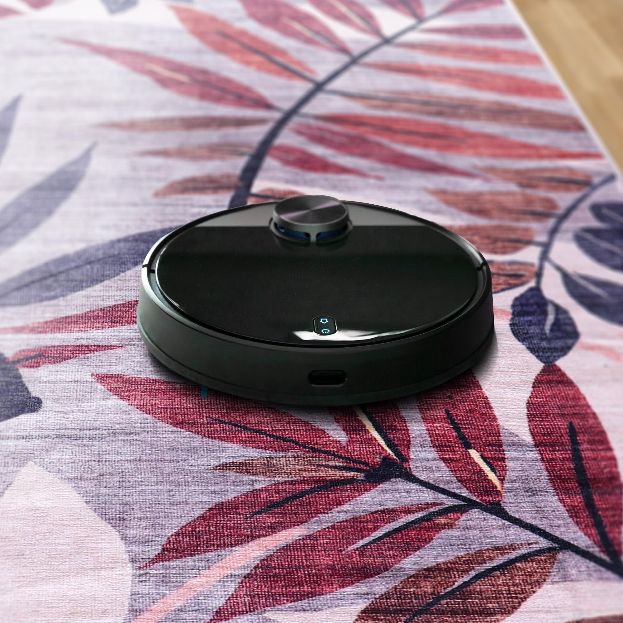 NETLINE HOME Tappeto lavabile in lavatrice, per cucina, camera da letto, sala da pranzo e soggiorno, adatto agli animali domestici, tappeto con design orientale, pelo basso, antiscivolo (floreale, 60