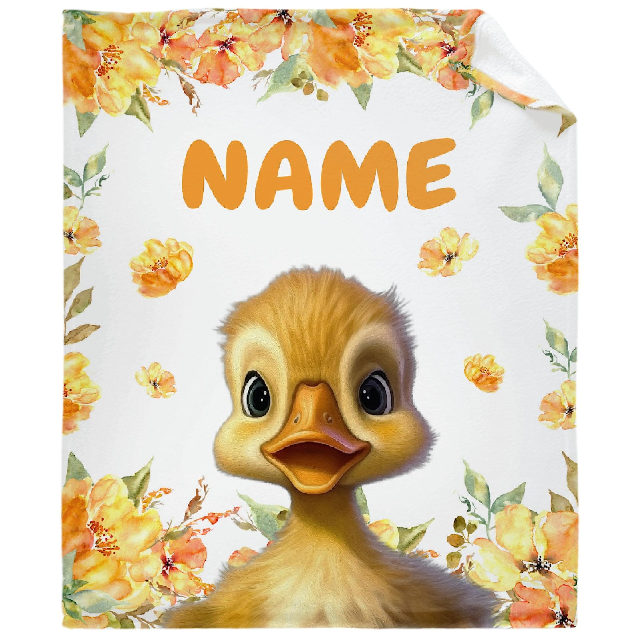 Cute Duck Fleece Blanket - Ultra Soft All Season Throw For Bed, Sofa, Car (60x50 Inch) - View #12