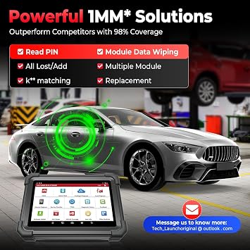 Launch X431 Scanner 1MM0 Plus All-in-One Tool with X-PROG3 (Valued $800)