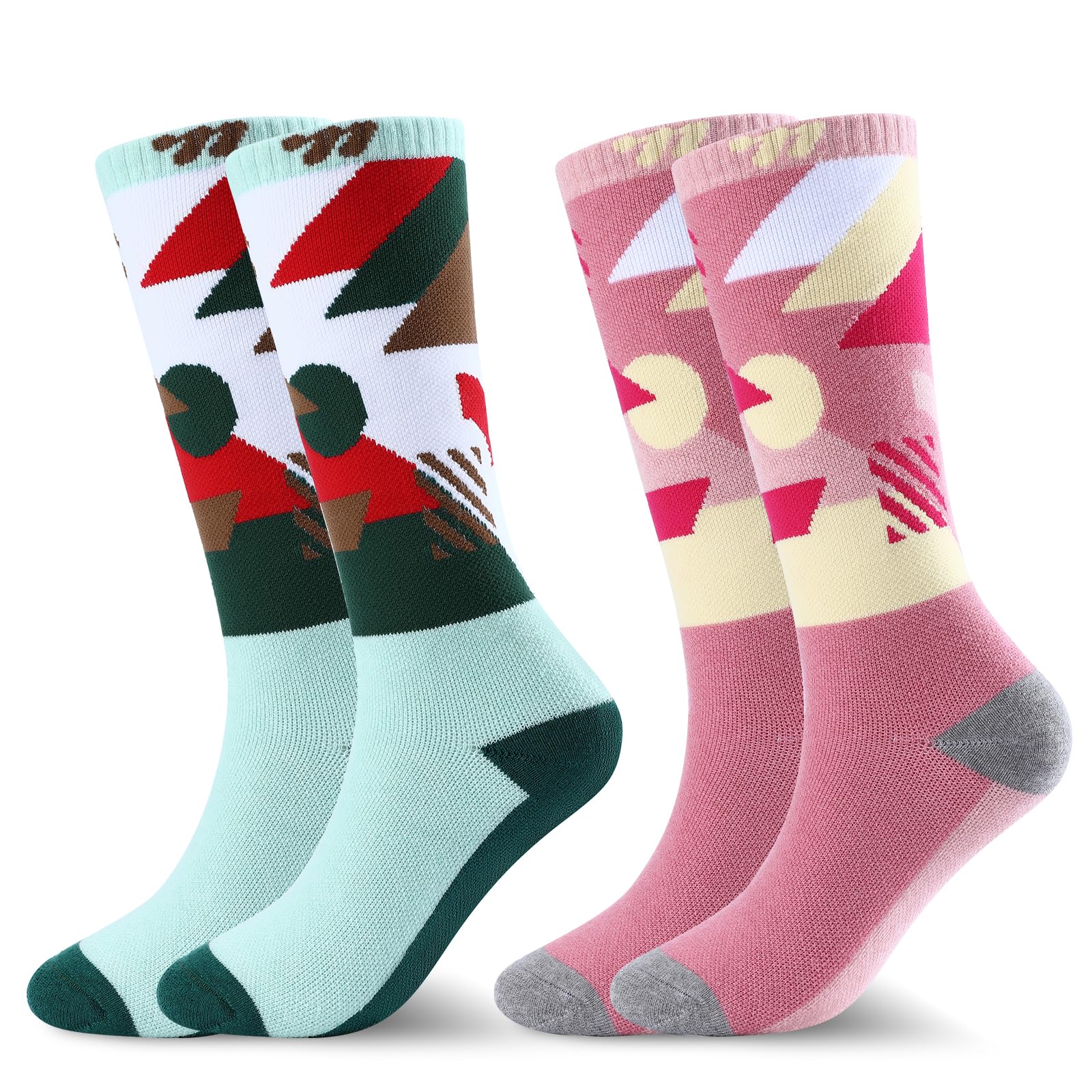 West Biking 0216056 Chaussettes de ski pour garçon Mixte