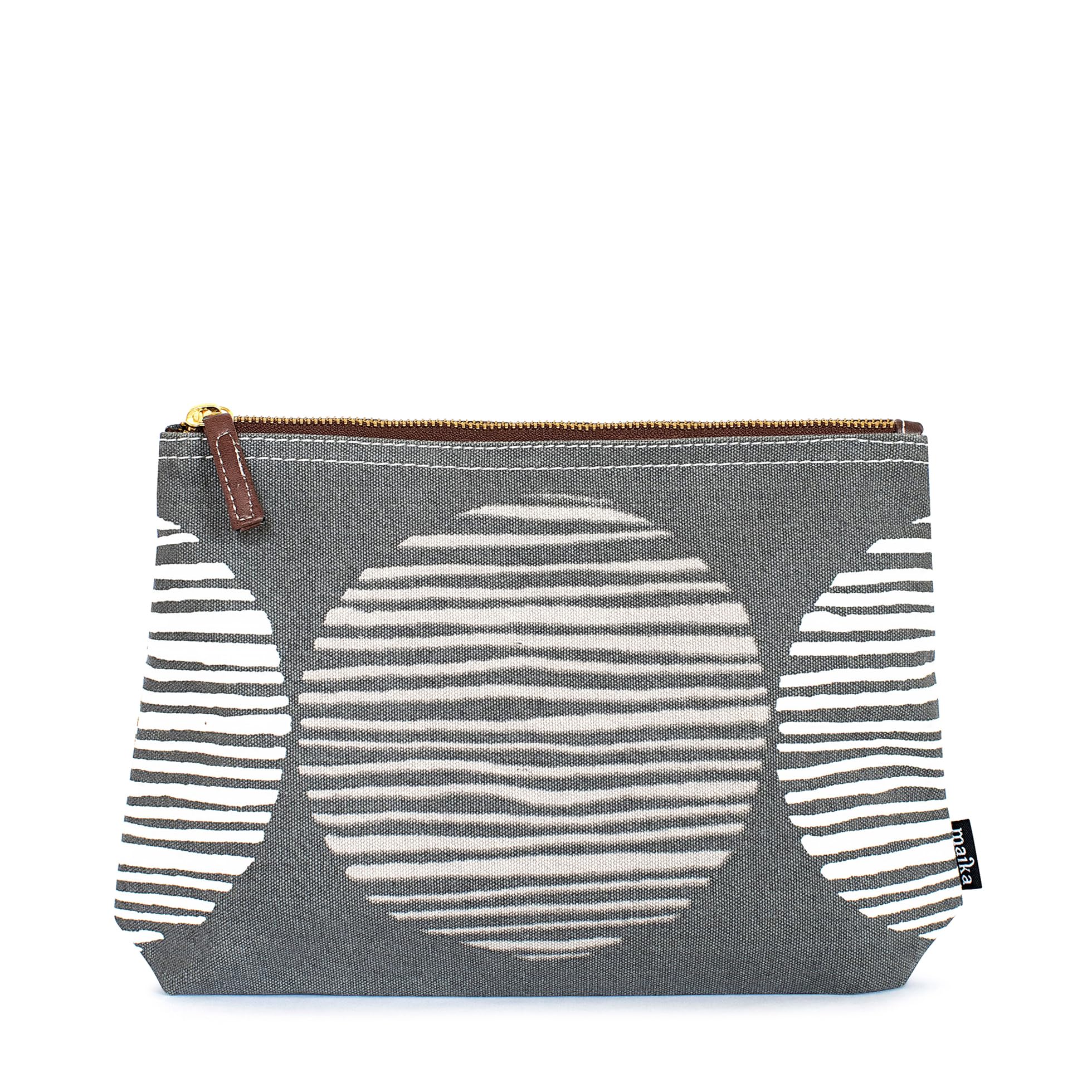 maika Women's Cosmetic Pouch, Grey, Large