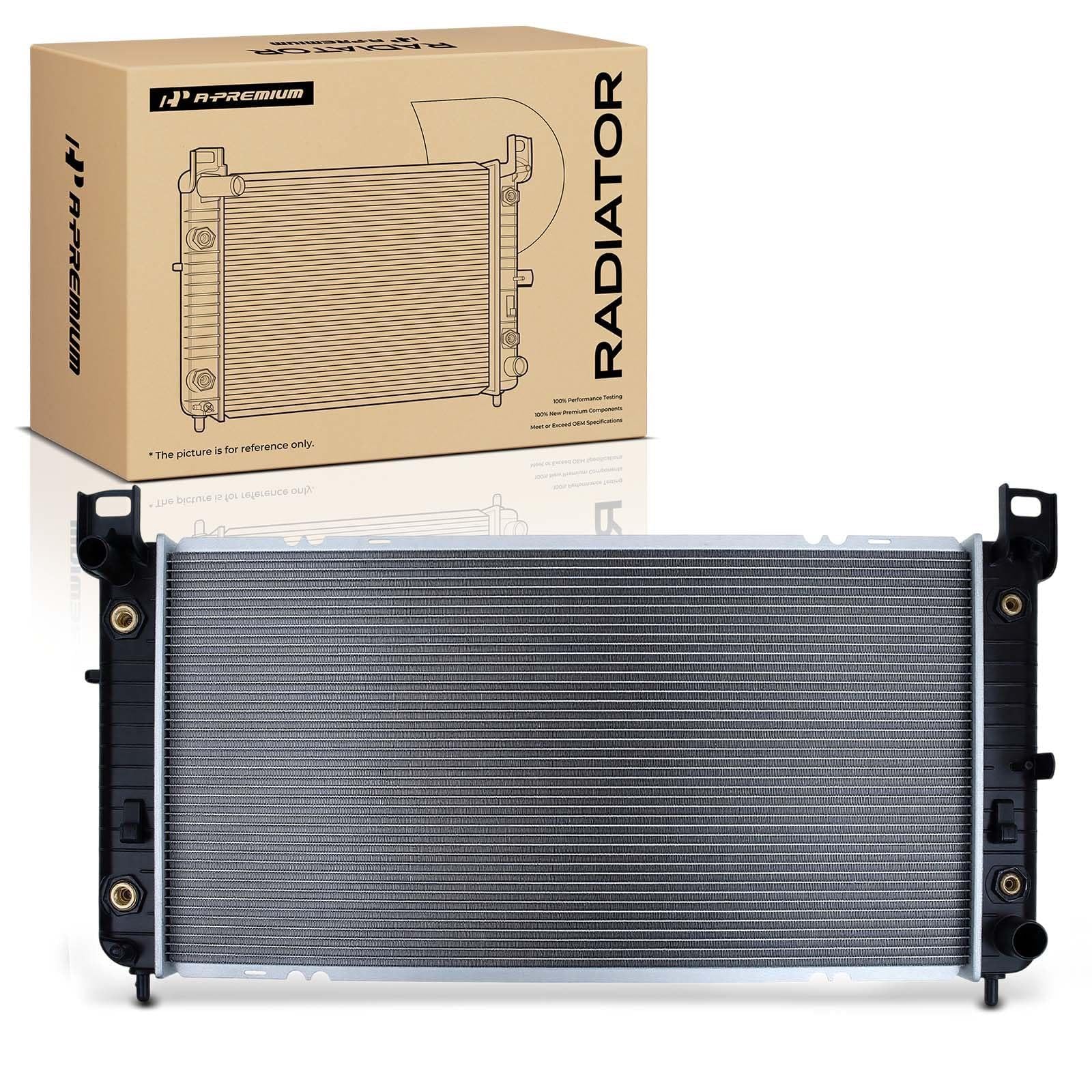 Photo 1 of A-Premium 34" Engine Coolant Radiator Assembly Compatible with Chevy Silverado, Suburban, Tahoe & GMC Sierra, Yukon & Cadillac Escalade, Automatic Transmission, with Transmission & Engine Oil Cooler