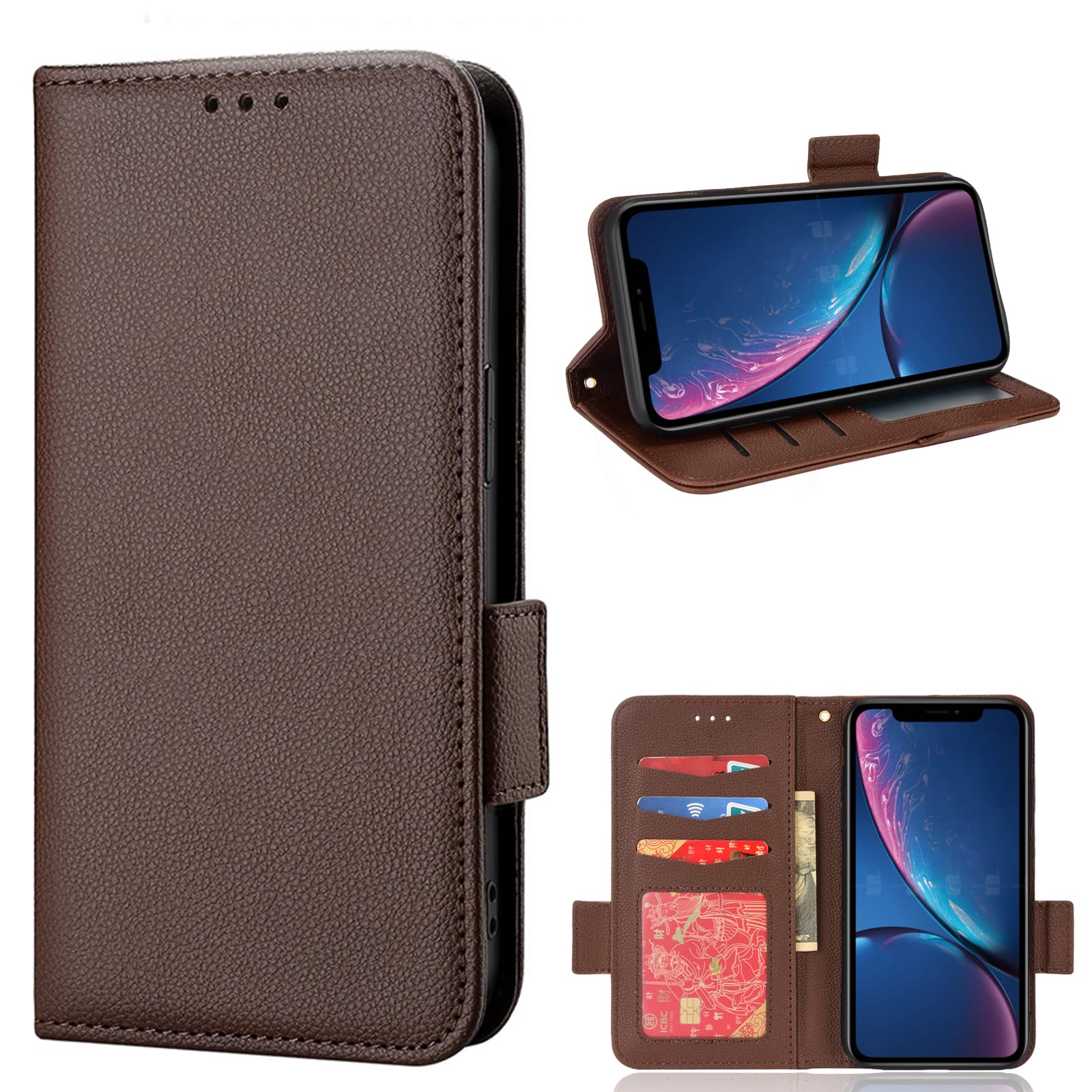 Custodia 2 In 1 Per CMF Phone 1 5G – Con Portacarte E Supporto Magnetico, Angoli Regolabili, Protezione Anticaduta, Colore Blu