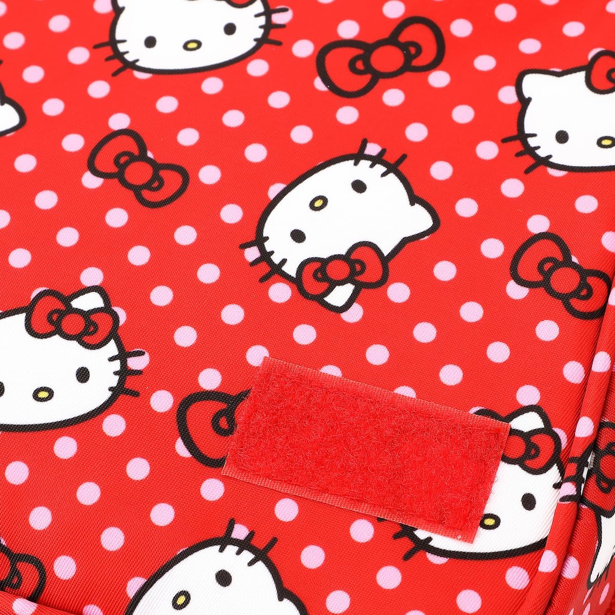 Hello Kitty Character Face & Bows Red 8.2" Folding Hanging Toiletry Kit - Image 5