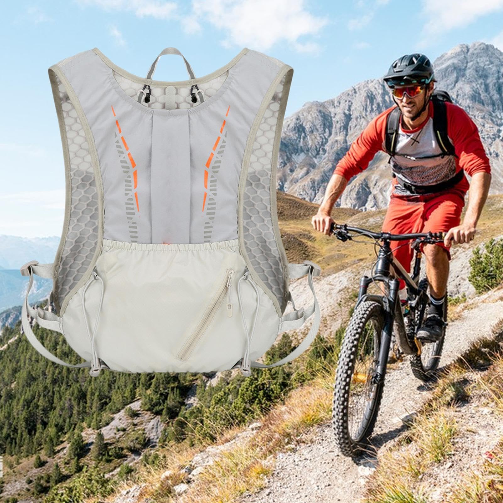 Mochila Hidratación Reflectante Ligera
