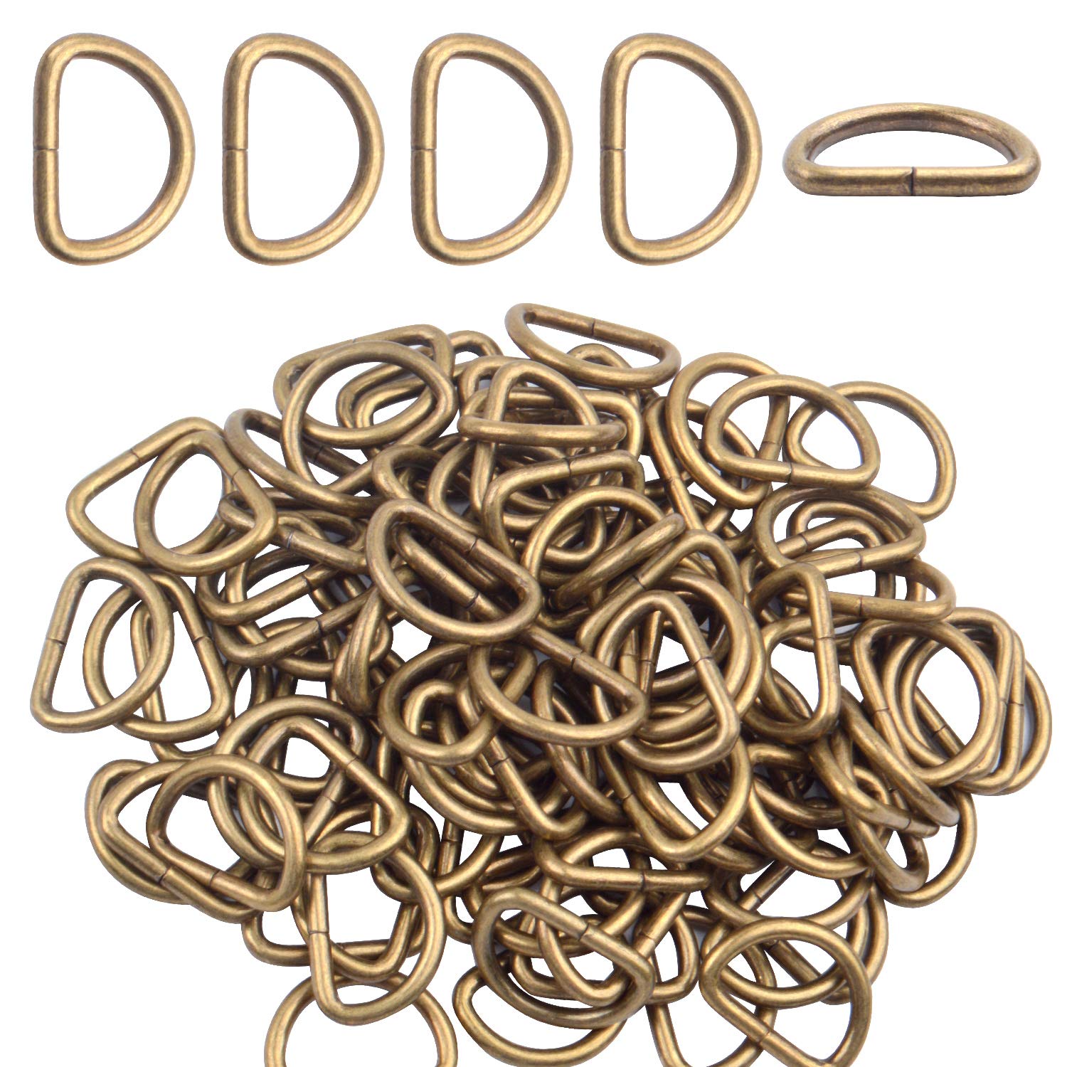 Boucles en forme de D en métal pour fixer solidement vos sangles et lanières