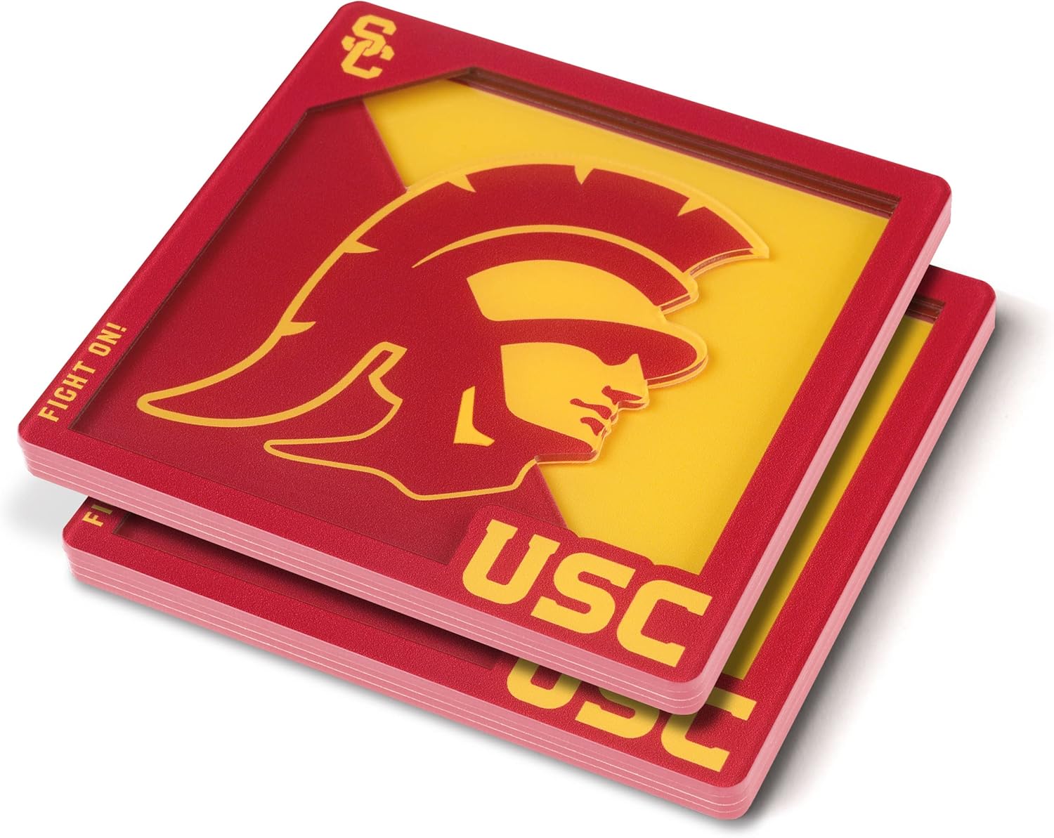 YouTheFan NCAA NCAA 3D Logo Series Coasters