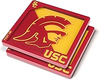 Vista 31 de YouTheFan NCAA Serie Logo 3D NCAA Posavasos