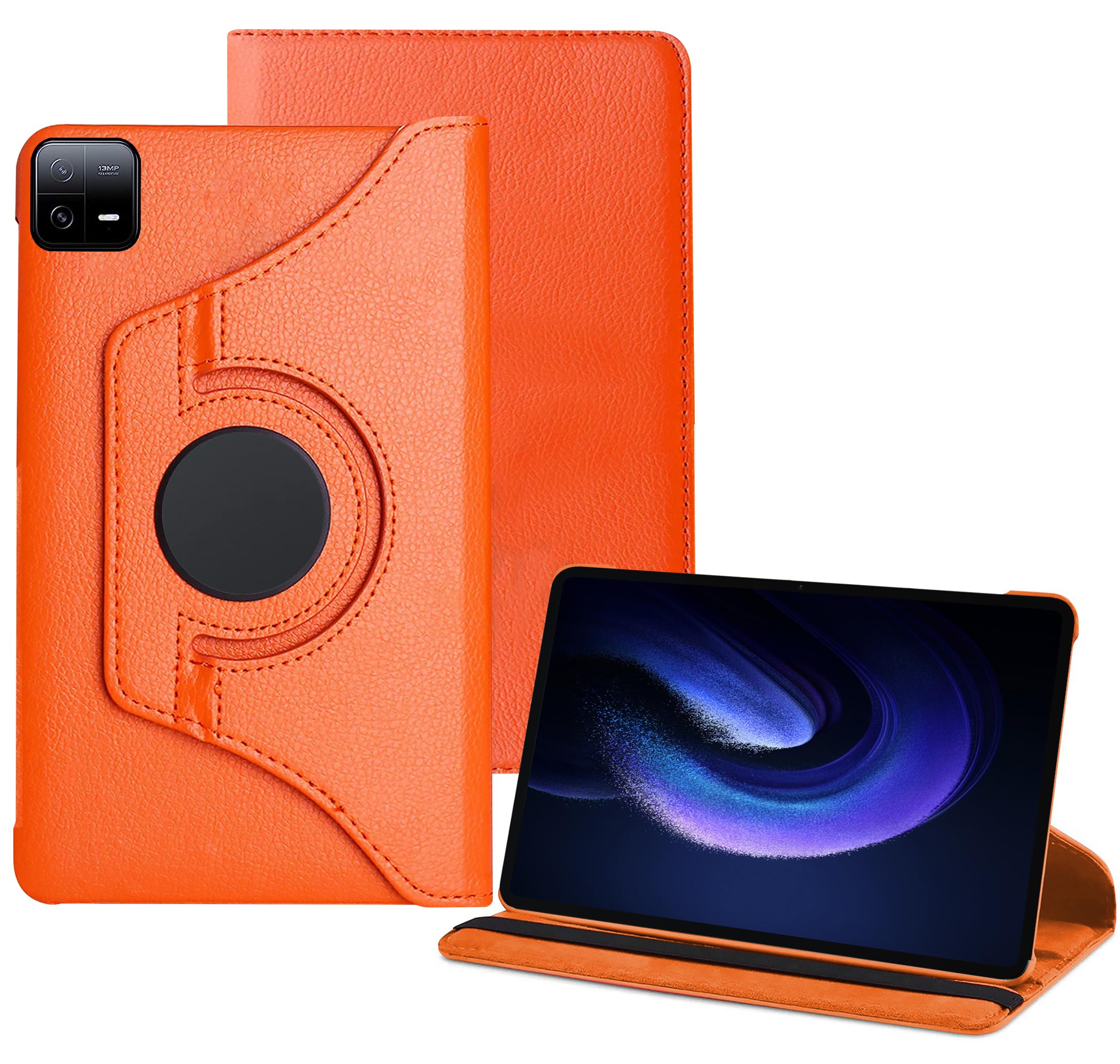 TGK Rotating Cover for Xiaomi Mi Pad 6 11 inch (Orange) 360 Degree Leather Smart Flip Case (B0CKJBVSG6) Amazon Price History, Amazon Price Tracker