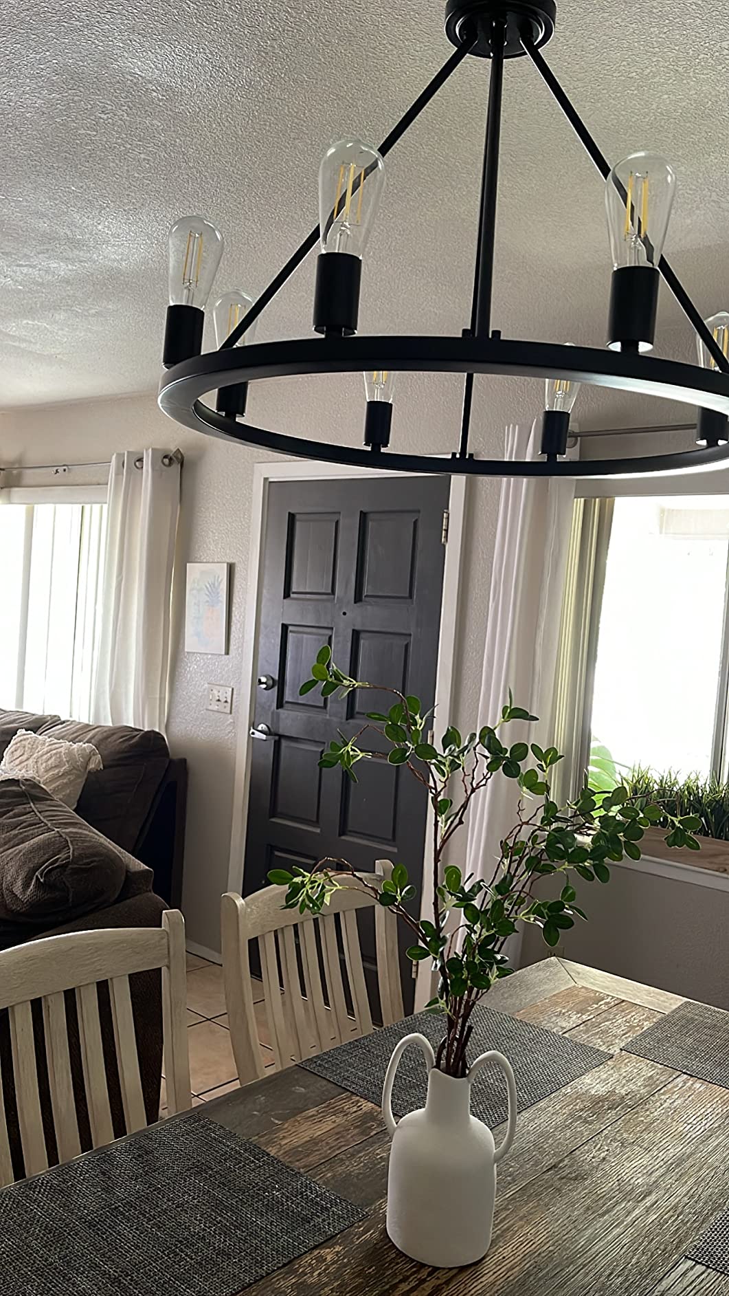 $9/mo - Finance Saint Mossi 32 Inch 12 Lights Metal Chandelier Lighting ...