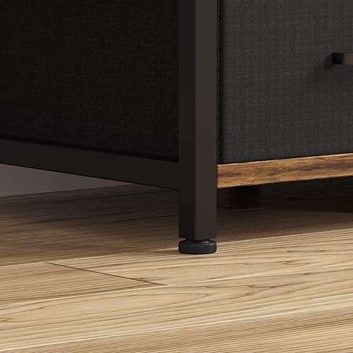 Miniatura 8 de DESIGNSCAPE3D Armario independiente con barra colgante y estantes cajones no tejidos estante de almacenamiento de metal resistente para dormitorio