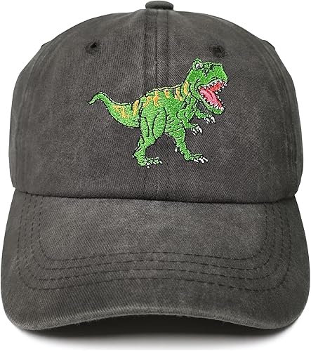 Gorras de béisbol bordadas con animales para niño y niña