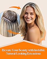 Vista 7 de Sunny I Tip - Extensiones de cabello humano con punta en I 80S, extensiones de cabello humano negro azabache, extensiones de cabello humano