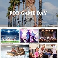 Vista 55 de KETIEE Bolso cruzado transparente, aprobado para estadios, para conciertos, eventos deportivos, festivales