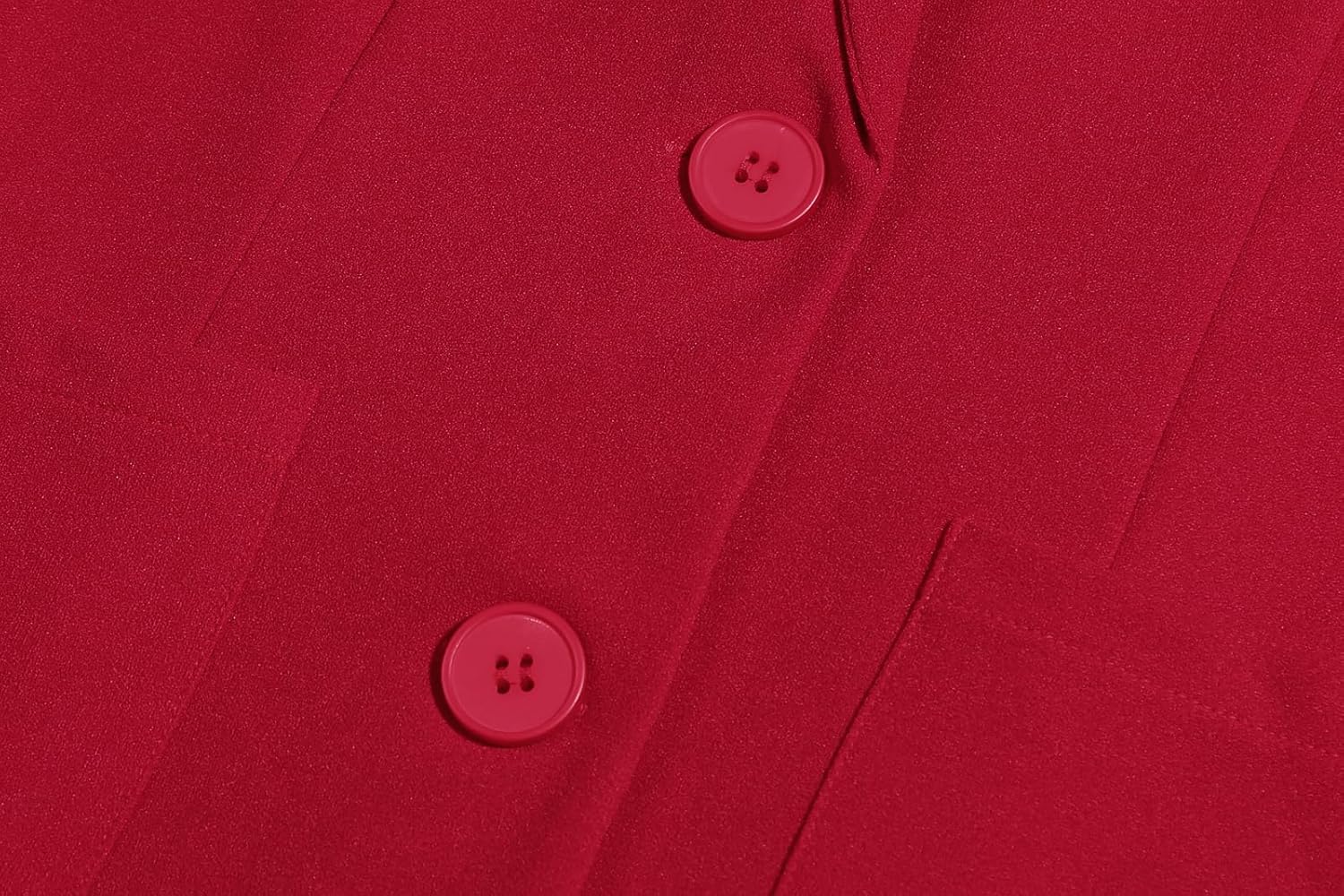 Women's Blazer Jackets Business 2-Button Open Front Long Sleeve Notch Collar Office Work Pocket Blazers - Image 6