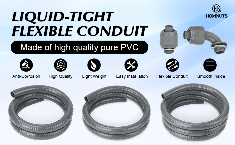 アクセサリー ac306tbxdpVivienne Westwood CONDUIT HOMNUTS Electrical Conduit Kit 1/2'' 6FT Grey Electrical AC Whip