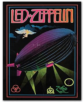 Amazon.com: Classic Music Wall Art Print - Vintage Rock Band