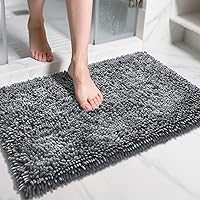 Vista 83 de Yimobra - Tapete de baño de felpilla de 55.1 x 24 pulgadas, microfibra gruesa, absorbente, extrasuave, antideslizante, lavable a máquina, para piso