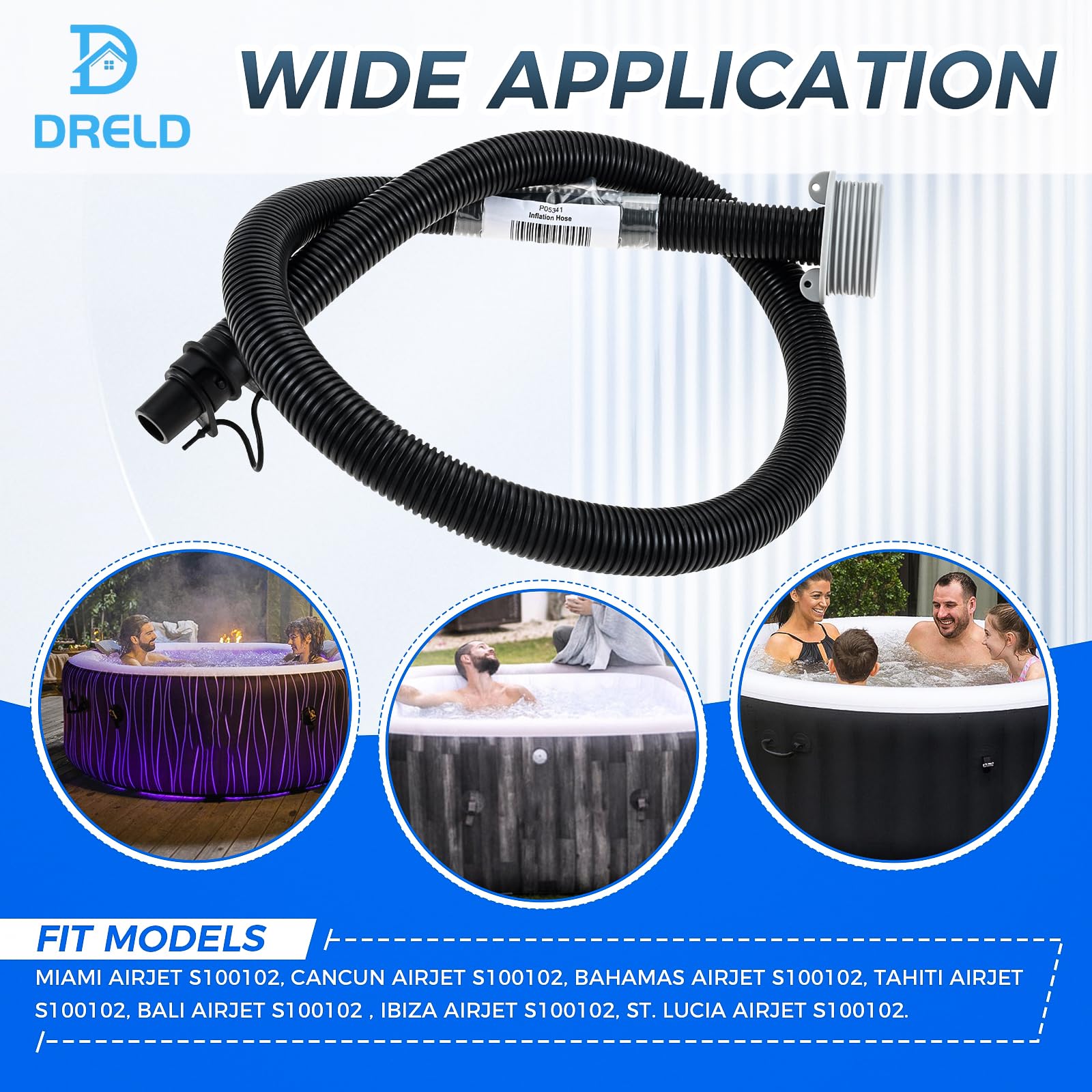 Amazon.com: DRELD P6931 Lay Z Spa Hot Tub Air Inflate Inflation