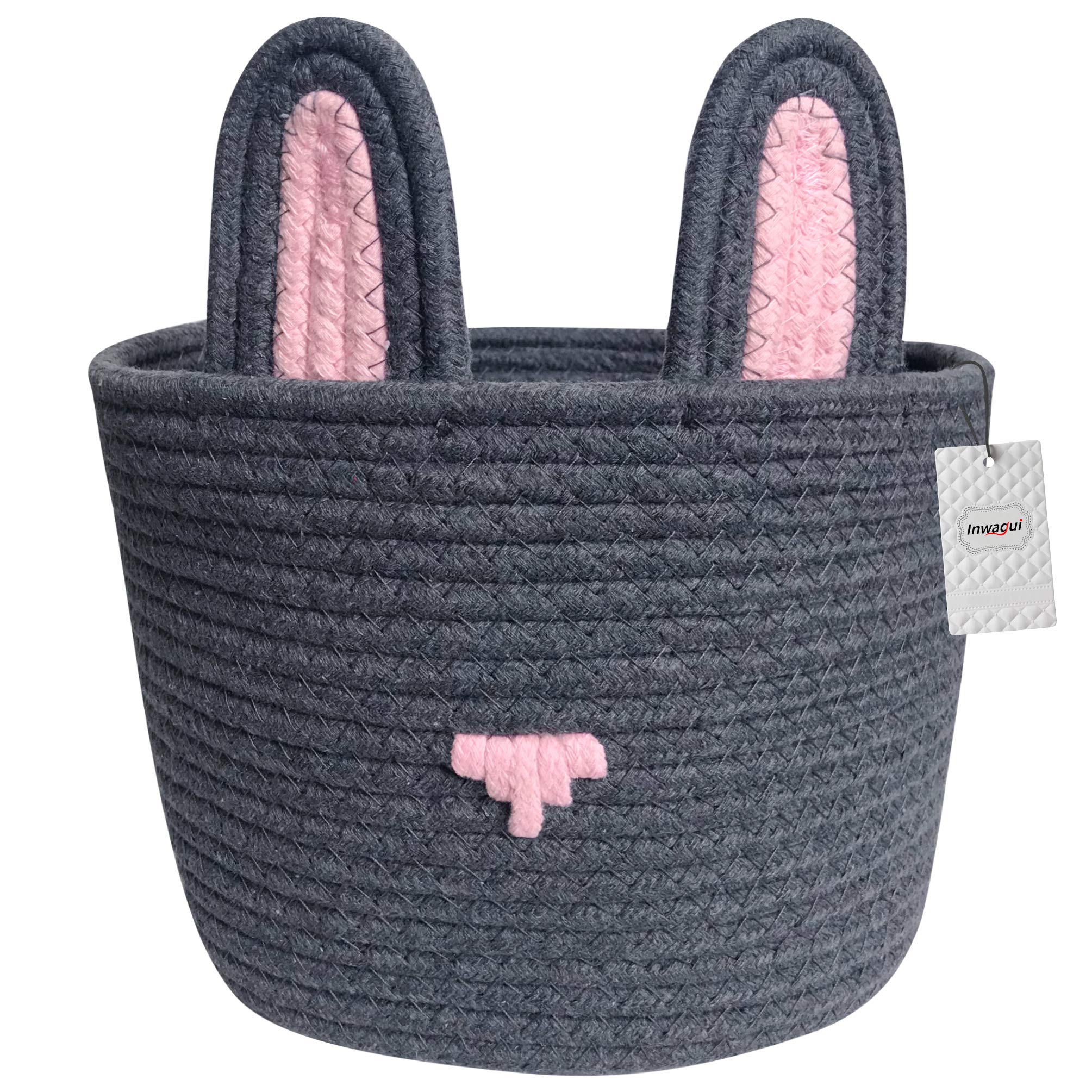 Inwagui Boîte De Rangement En Corde De Coton Panier Décoratif