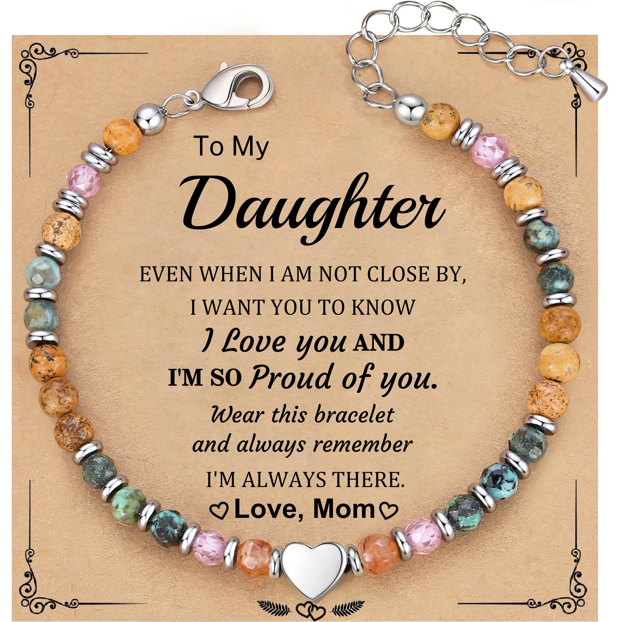 Best Friend Bracelet Gifts for Women Sister Bestie, Christmas Gift for Teens Mom Daughter Granddaughter Birthday Gift for Her Stocking Stuffers