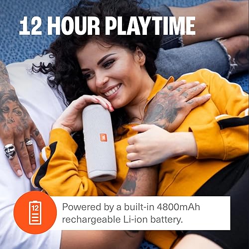 Miniatura 4 de JBL - Altavoz Bluetooth FLIP 5 a prueba de agua, portátil, gris