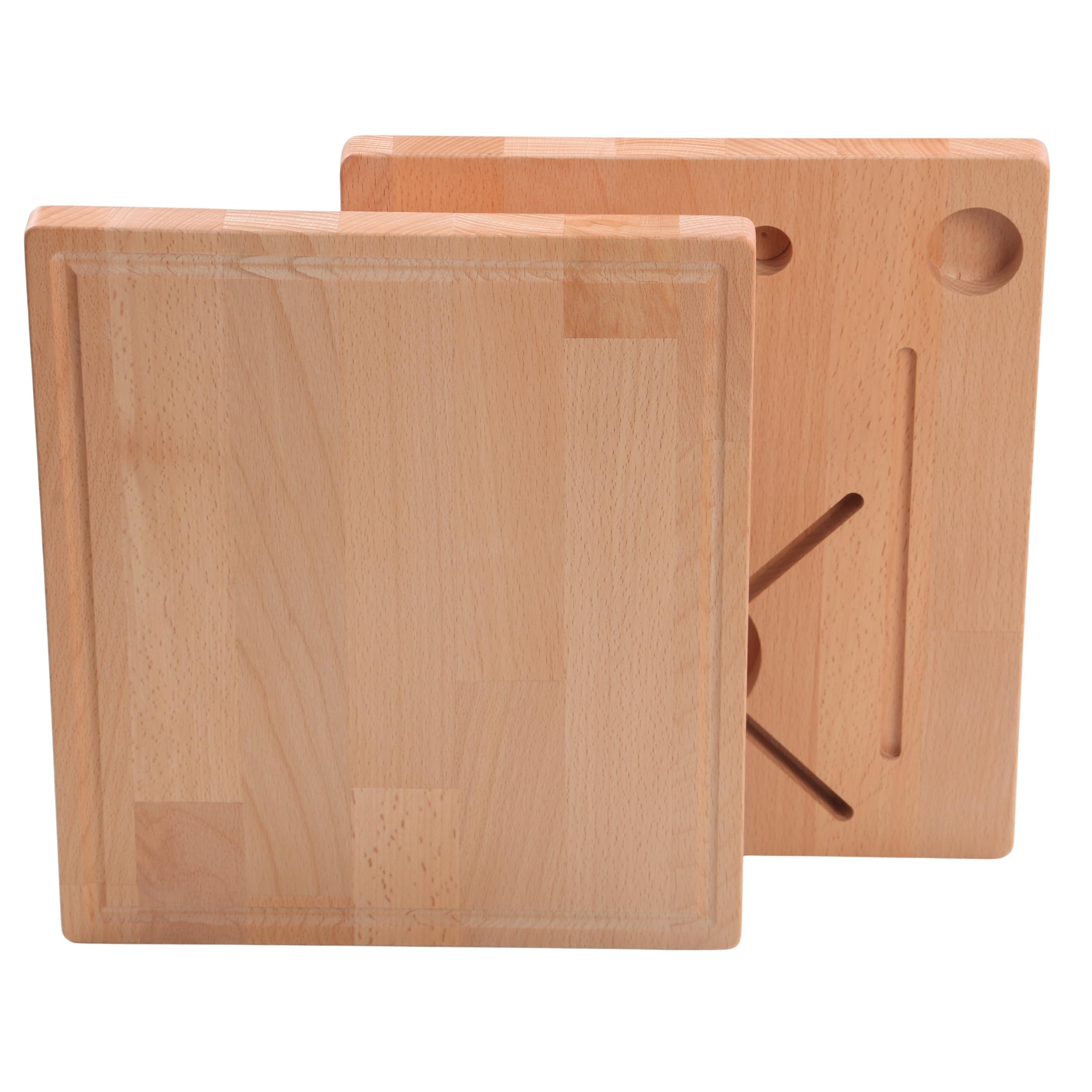 Arbeitsflächenerweiterung groß für VW T7 California – 30x26x2 cm Massivholz Buche – Passgenaue Kochfeldabdeckung & Schneidebrett für Camper Küche