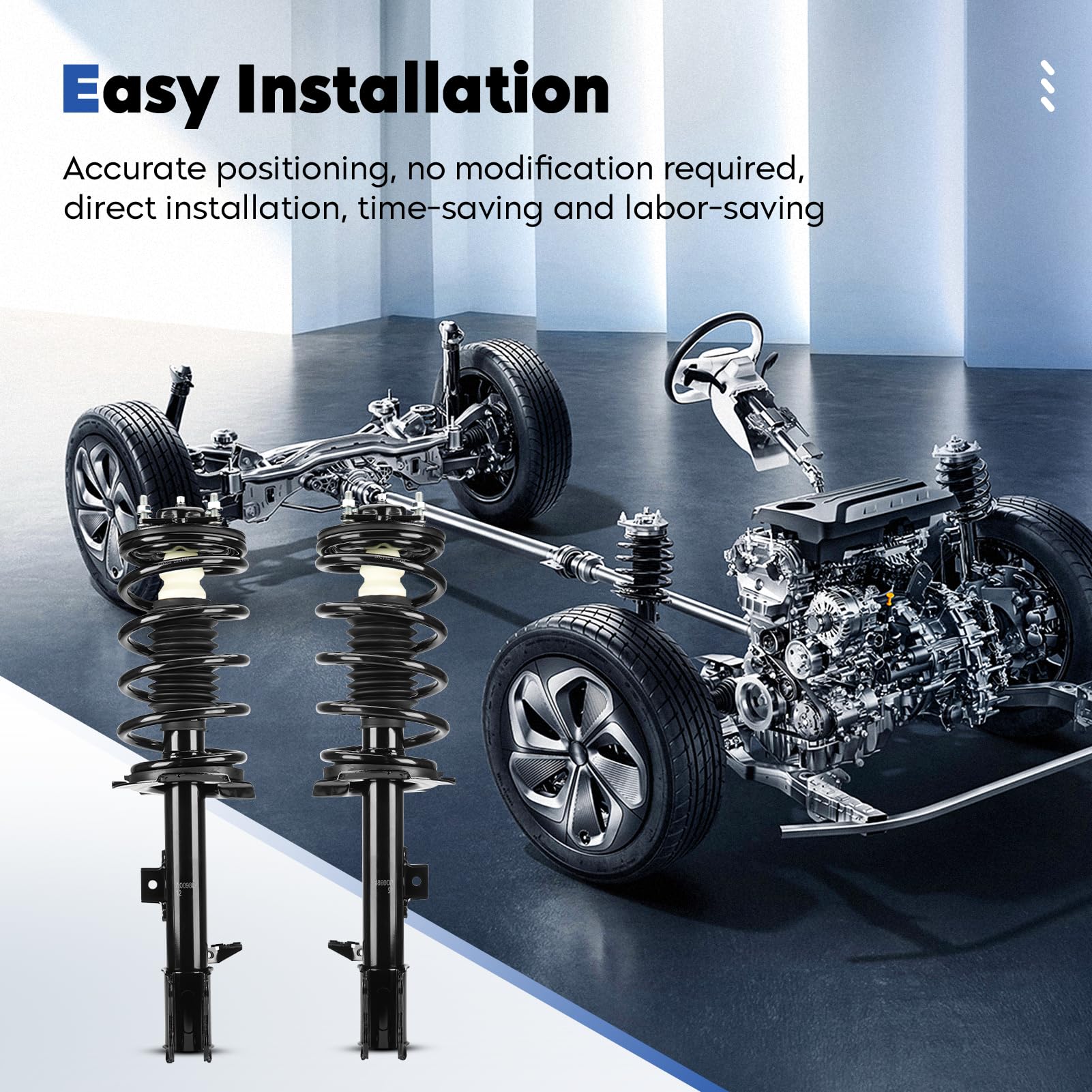 Ford Escape 2011 Front Struts Shock Absorber Sway Bar Links Kit