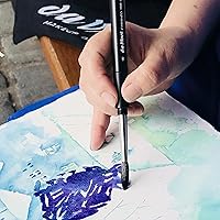 Vista 9 de da Vinci Watercolor Series 1593 Casaneo Pincel de Viaje Redondo New Wave Sintéticos