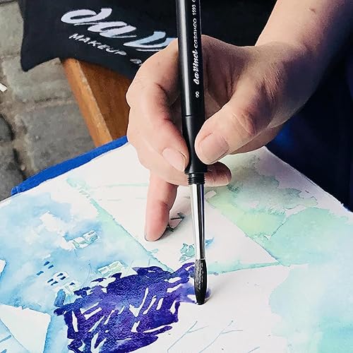 Miniatura 38 de da Vinci Brushes - 1597TP-10 Casaneo Artist Brush 10, negro