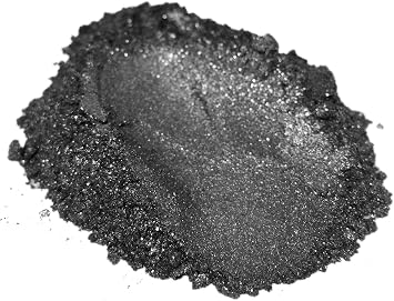 BLACK DIAMOND PIGMENTS | Diamond Battleship Grey Pigment is a premium professional, nontoxic mica with unrivaled color saturation that blends with resin, nail polish, slime, soap, and acrylic
