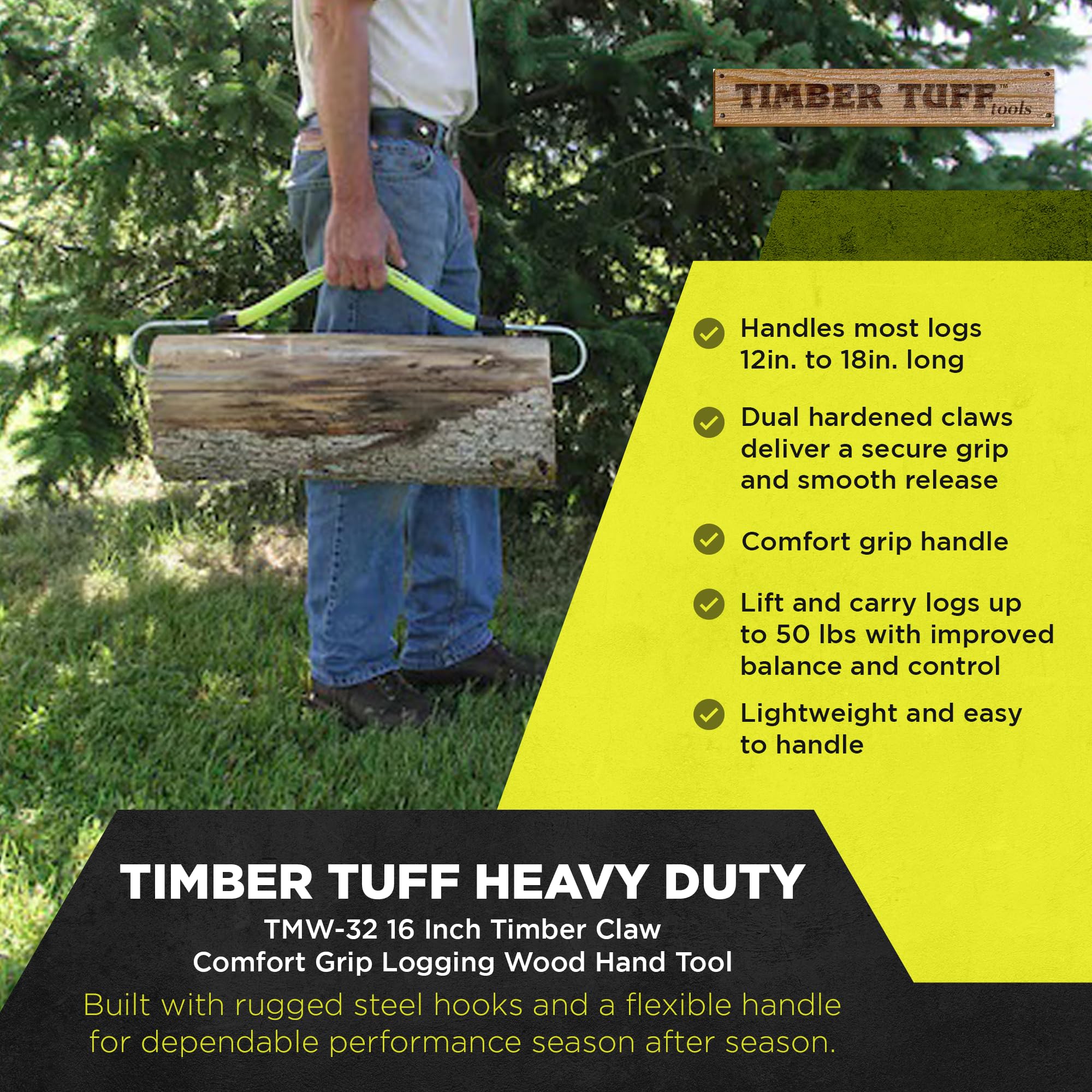 Madera Tuff tmw-32 (madera pinza para, verde