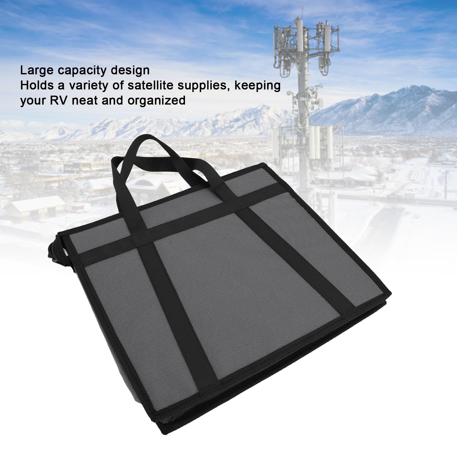 Sac de rangement pour Mini plat, grande capacité, étui de transport en tissu Oxford imperméable avec poignée pour voyage en plein air 340x300x75mm