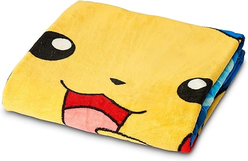 Miniatura 2 de Pokémon, manta de microraschel "Glitch Pikachu", 46 x 60 pulgadas, multicolor