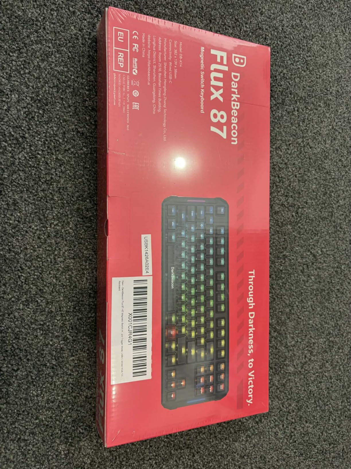 DarkBeacon Flux 87 TKL 80% Hall Effect Magnetic Switch Gaming 