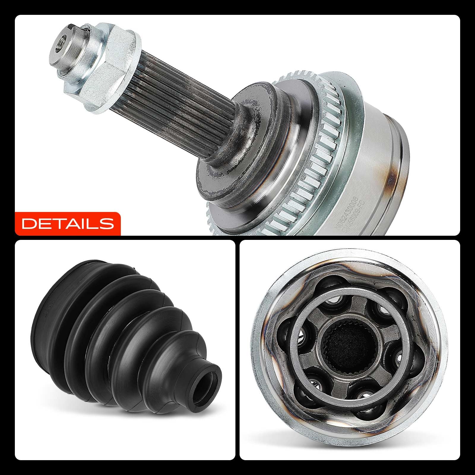 Frankberg Kit de junta homocinética del lado de la rueda delantera 856009 | Compatible con: Impreza Sedán GC, Sujetador Outback, Impreza Station Wagon GF, Legado III BE, Legacy III Station Wagon BH