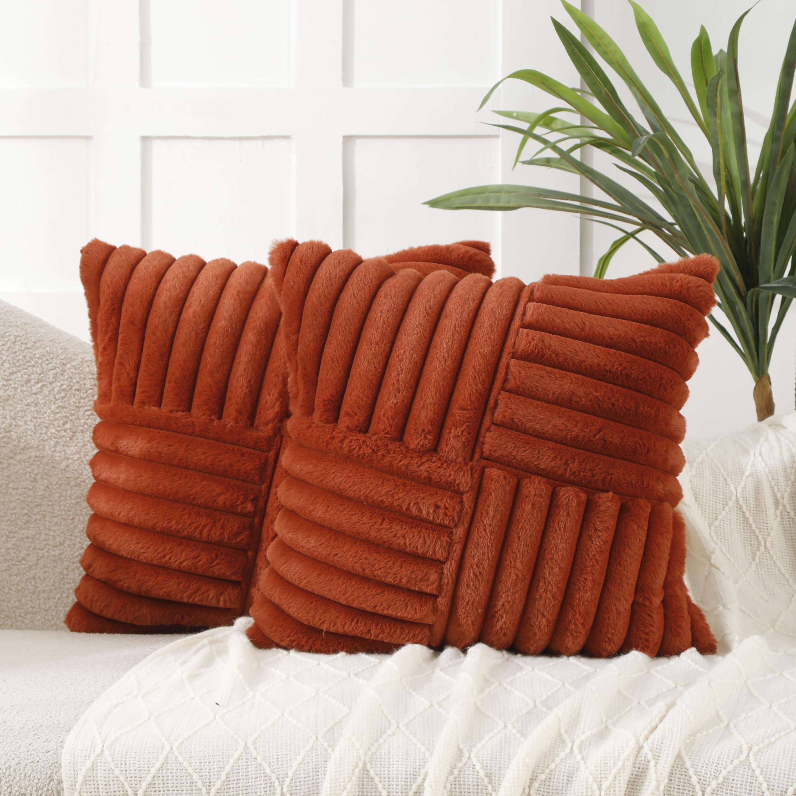 All Smiles Cross Stitch Fall Pillow Covers