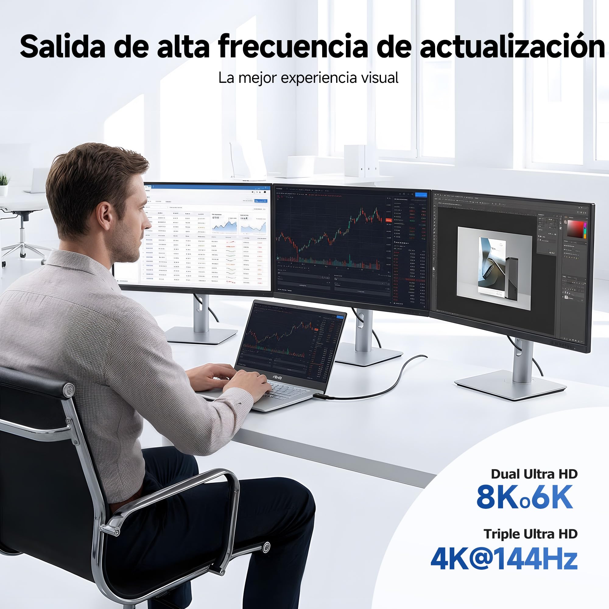 Cable Matters [certificado por Intel] 80Gbps Thunderbolt 5 Cable con aumento de ancho de banda de hasta 120Gbps y carga de 240W en negro - 1m, compatible con Thunderbolt 4, USB 4 y USB-C