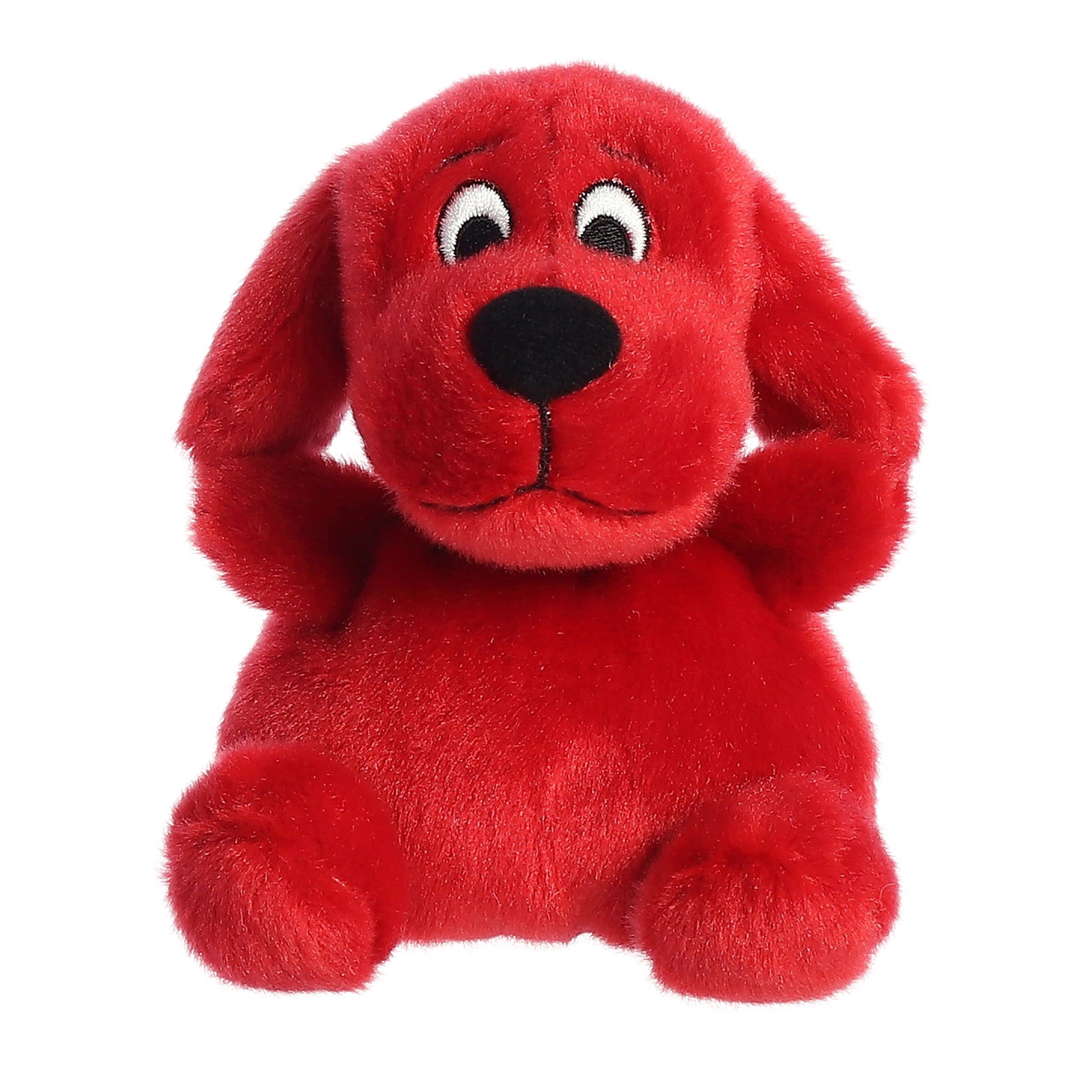 Aurora(r) Playful Clifford(r) Palm Pal(tm) Clifford Stuffed Animal - Childhood Nostalgia - Lasting Companionship - Red 5 Inches - Image 2